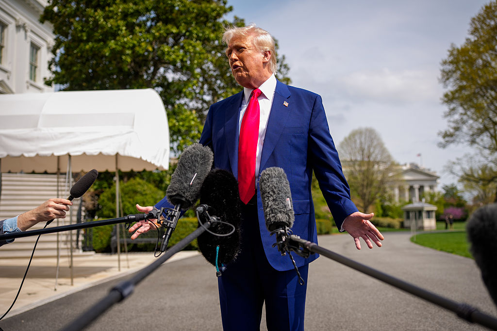 President Trump Departs White House For Florida