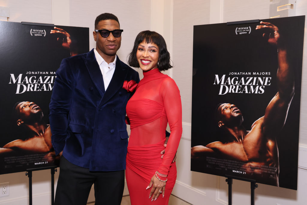 Jonathan Majors and Meagan Good attend Special Screening Of "Magazine Dreams"