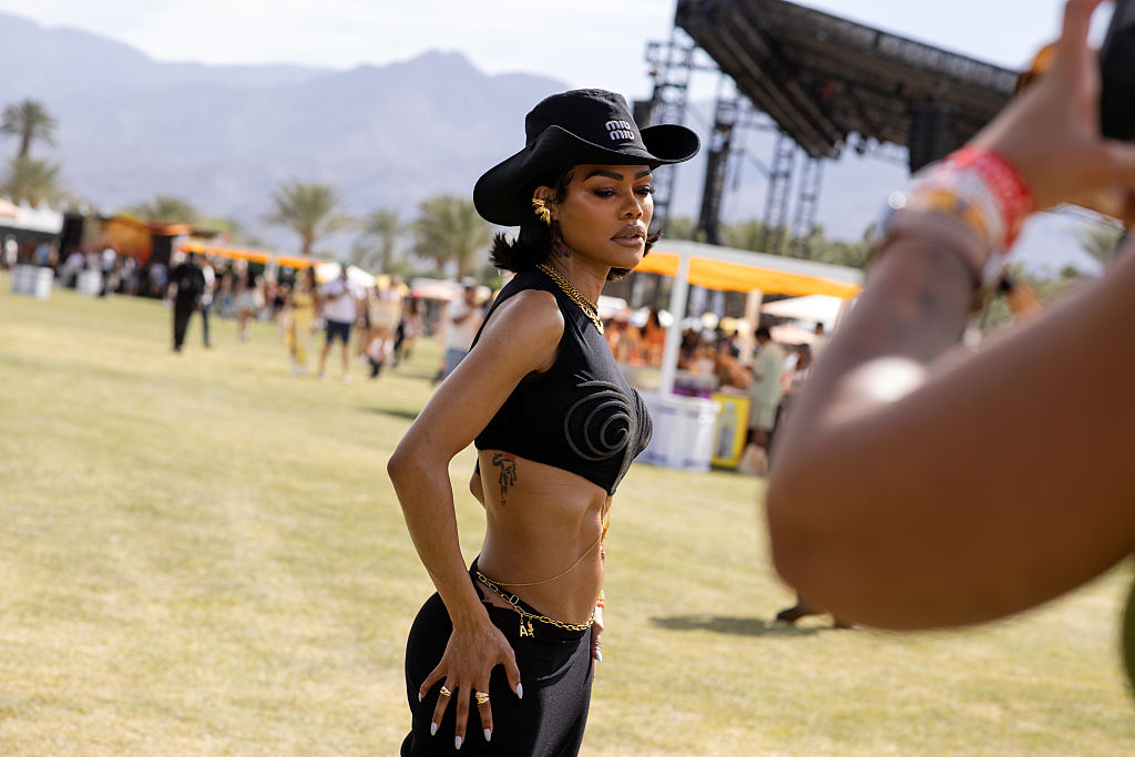 Teyana Taylor attends Revolve Festival - Day 1 - Inside