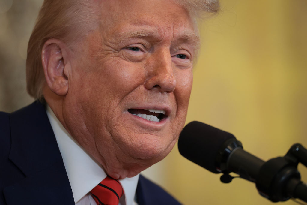 President Trump Holds Reception Honoring Black History Month In The East Room Of The White House