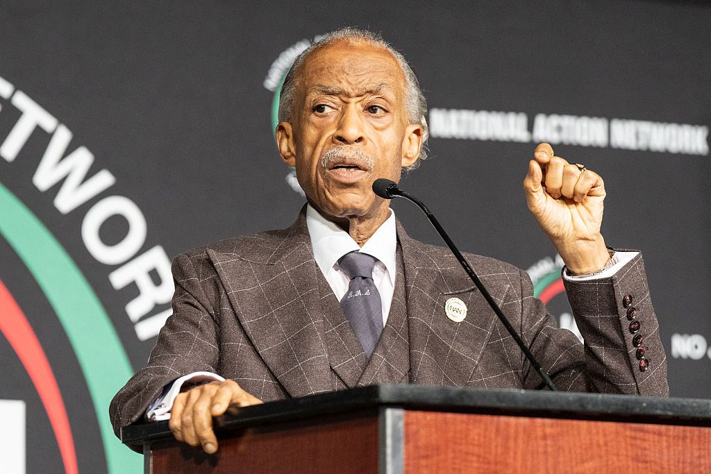 Reverend Al Sharpton speaks during last day of National...