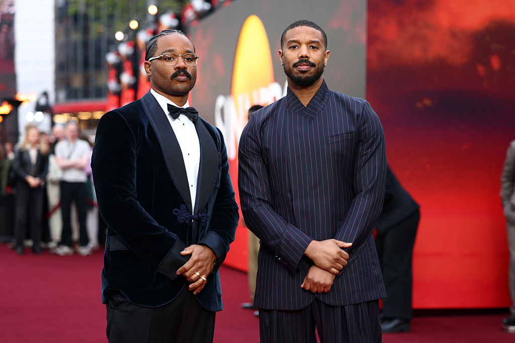 Ryan Coogler and Michael B. Jordan attend The European Premiere of "Sinners"