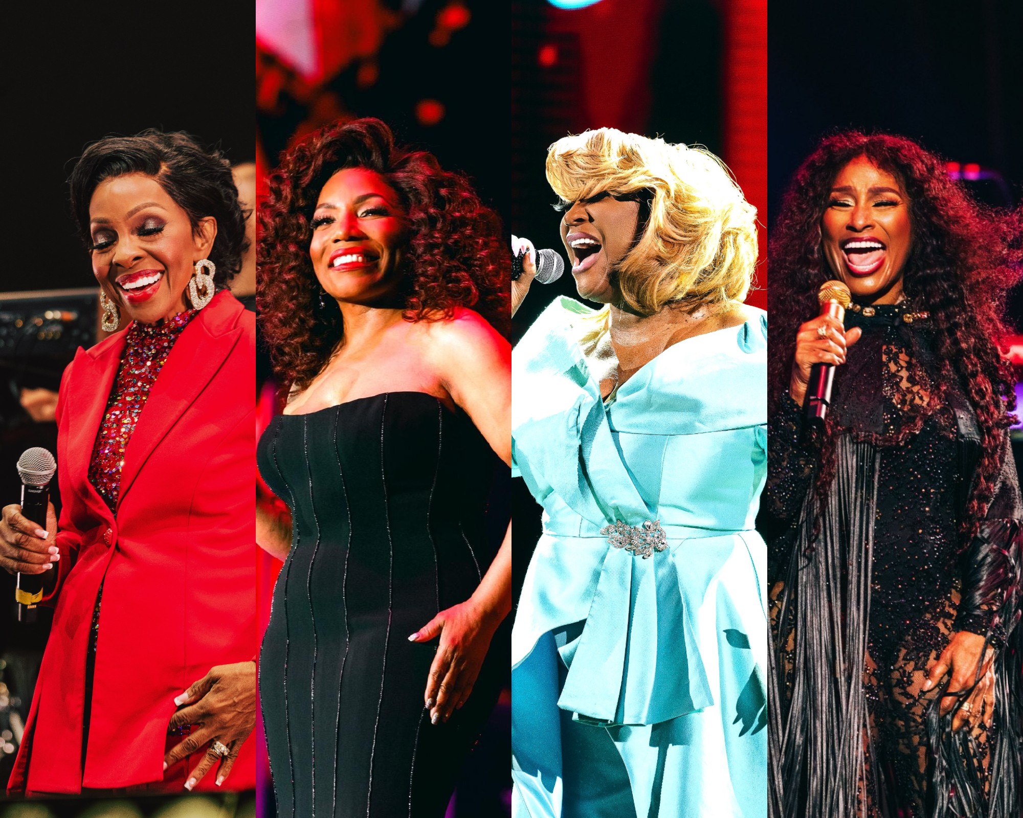 Gladys Knight, Stephanie Mills, Patti LaBelle, Chaka Khan perform at The Queens Tour