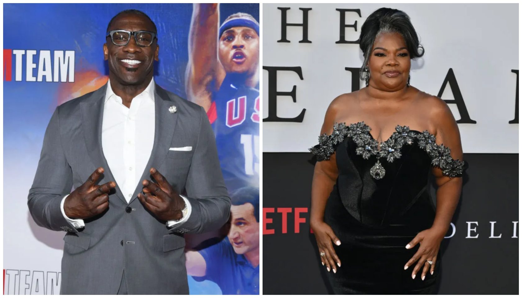 Shannon Sharpe and Mo'Nique