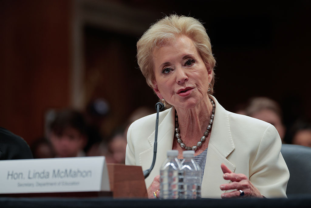 Education Secretary Linda McMahon Testifies In Senate Hearing On 2026 Budget