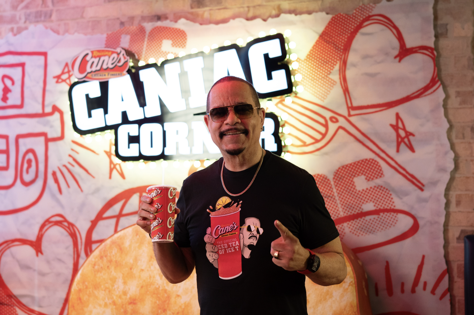 Ice-T at Raising Cane's in New York City