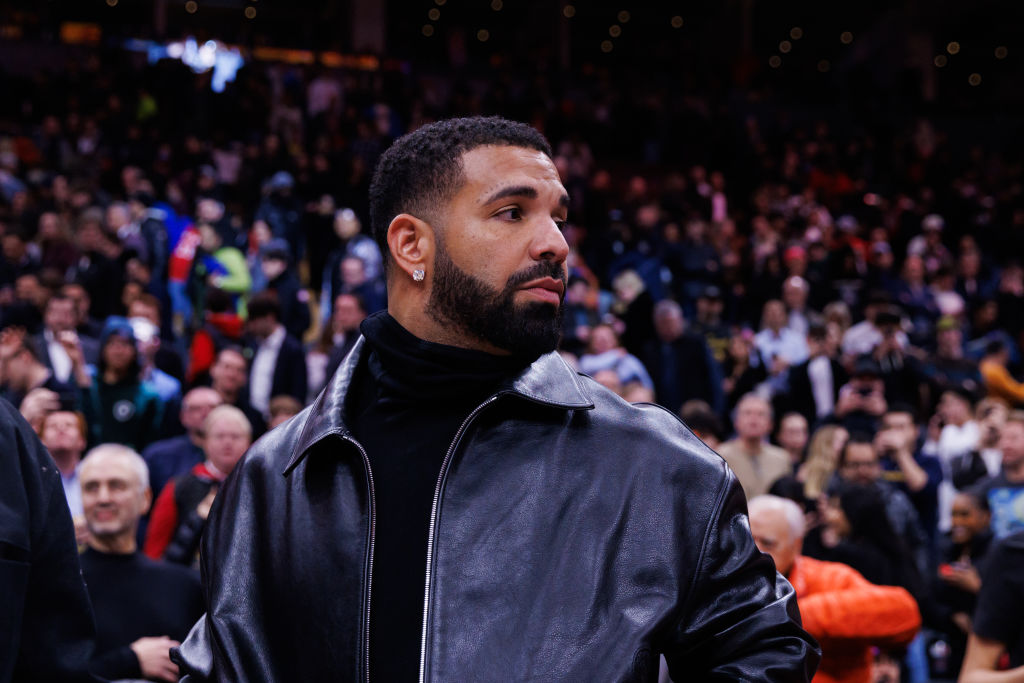 Drake attendsGolden State Warriors v Toronto Raptors