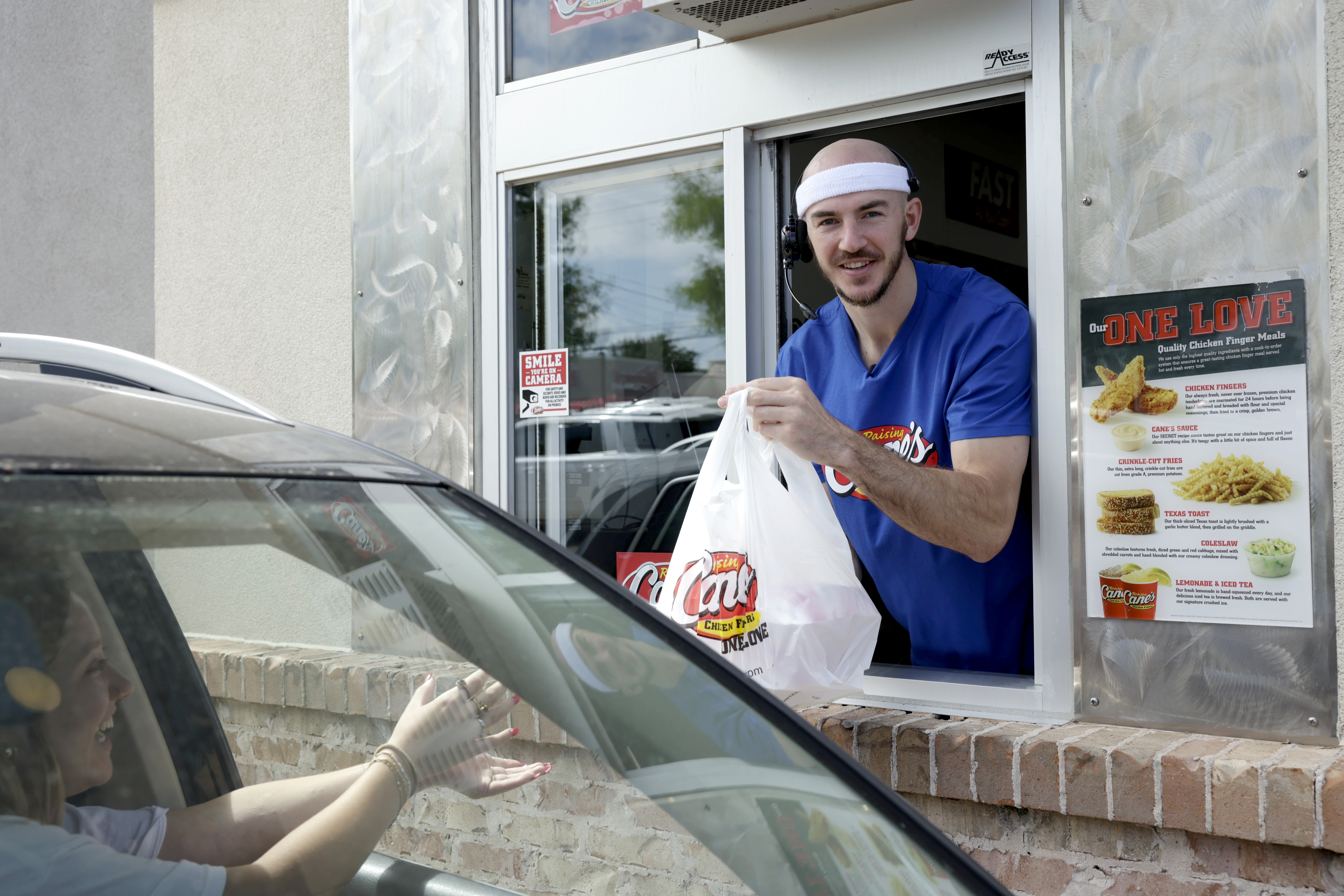 Alex Caruso at Raising Cane's