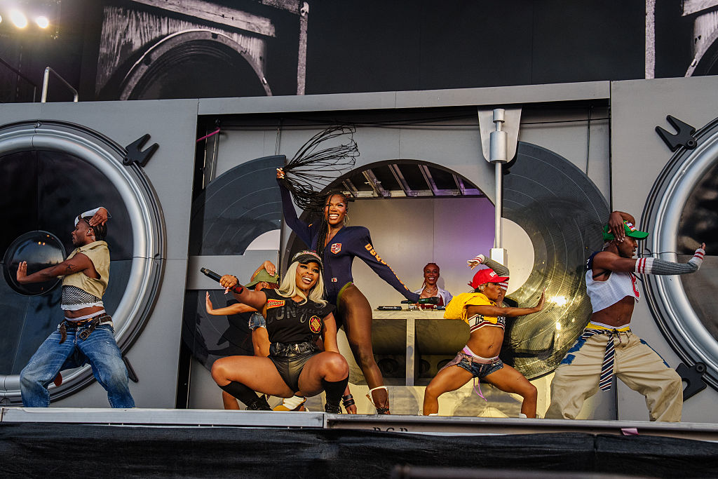 Doechii performs with JT at 2025 Lollapalooza Festival