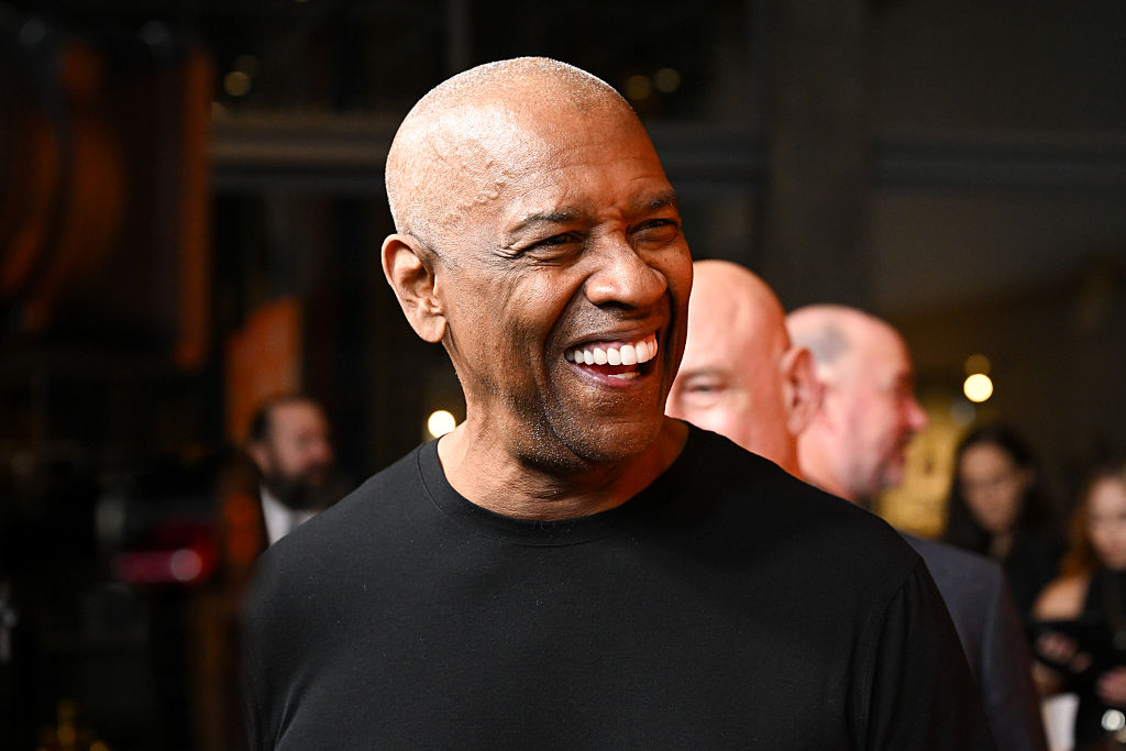 Denzel Washington attends Apple Original Films And A24's "Highest 2 Lowest" Los Angeles Premiere