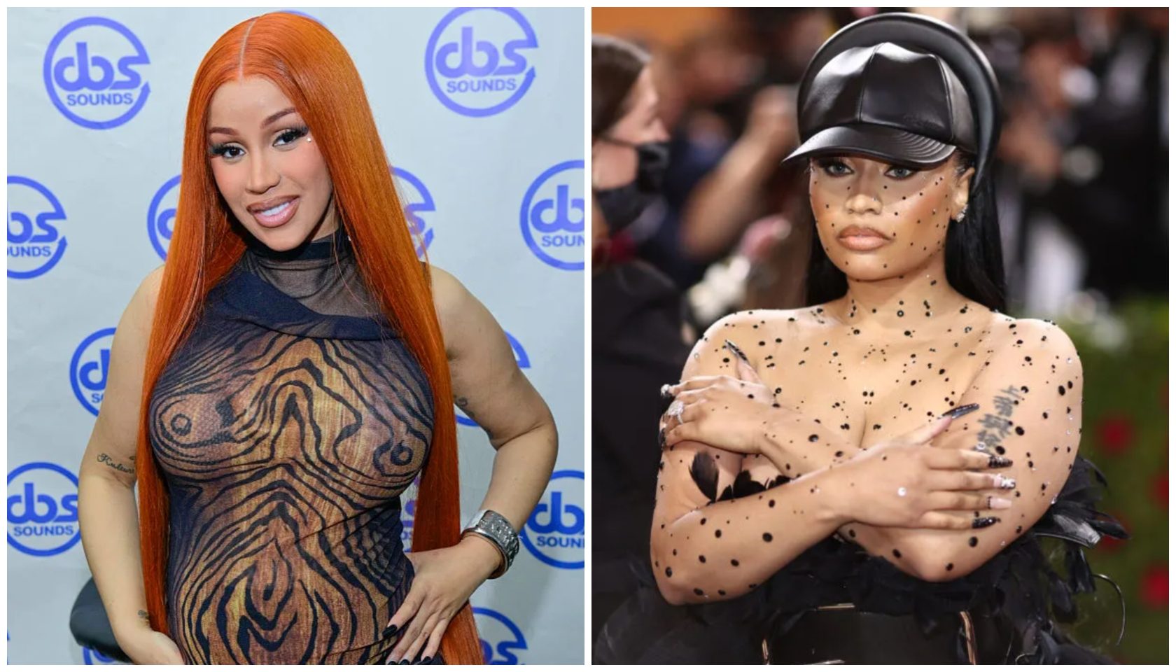 Cardi B and Nicki Minaj