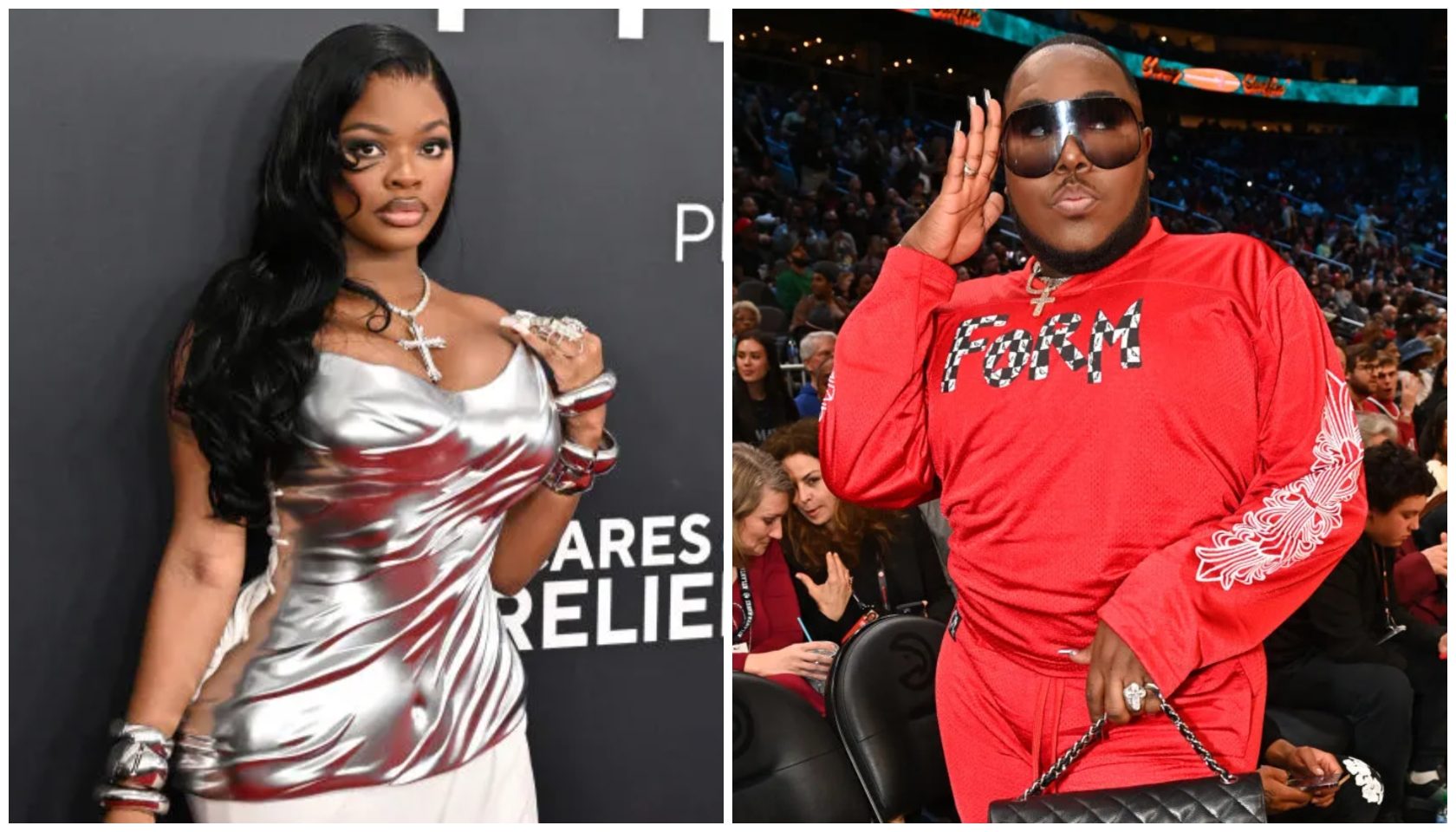 JT and Saucy Santana