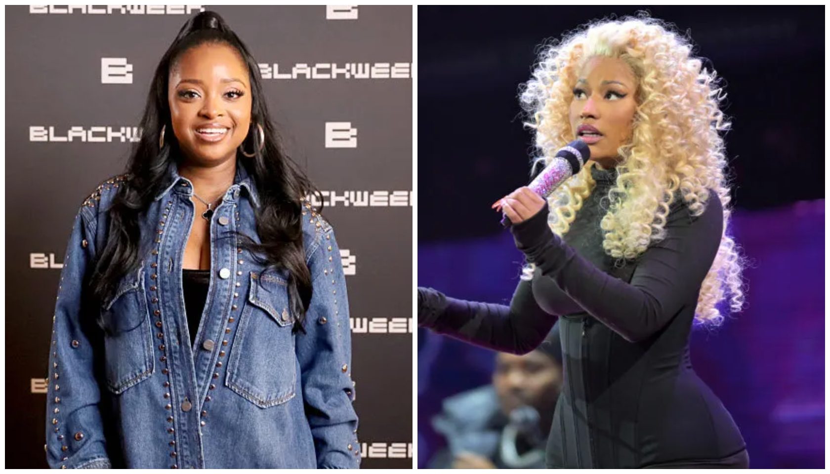 Tamika Mallory and Nicki Minaj