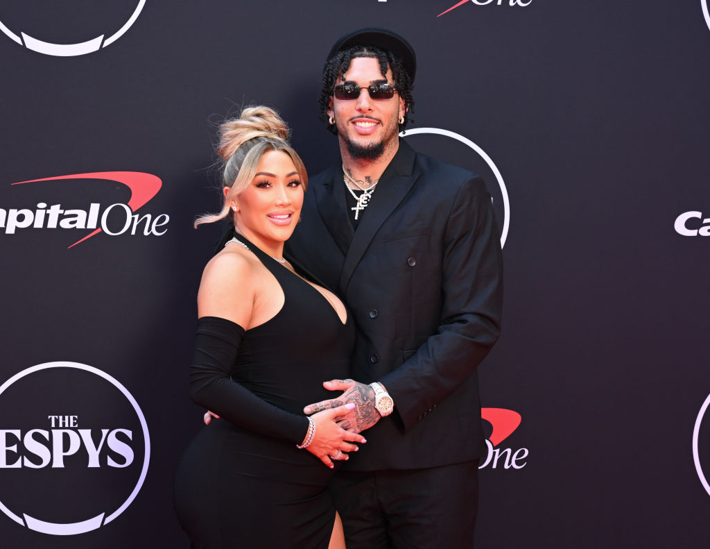 Nikki Mudarris and LiAngelo Ball at The 2024 ESPY Awards - Arrivals