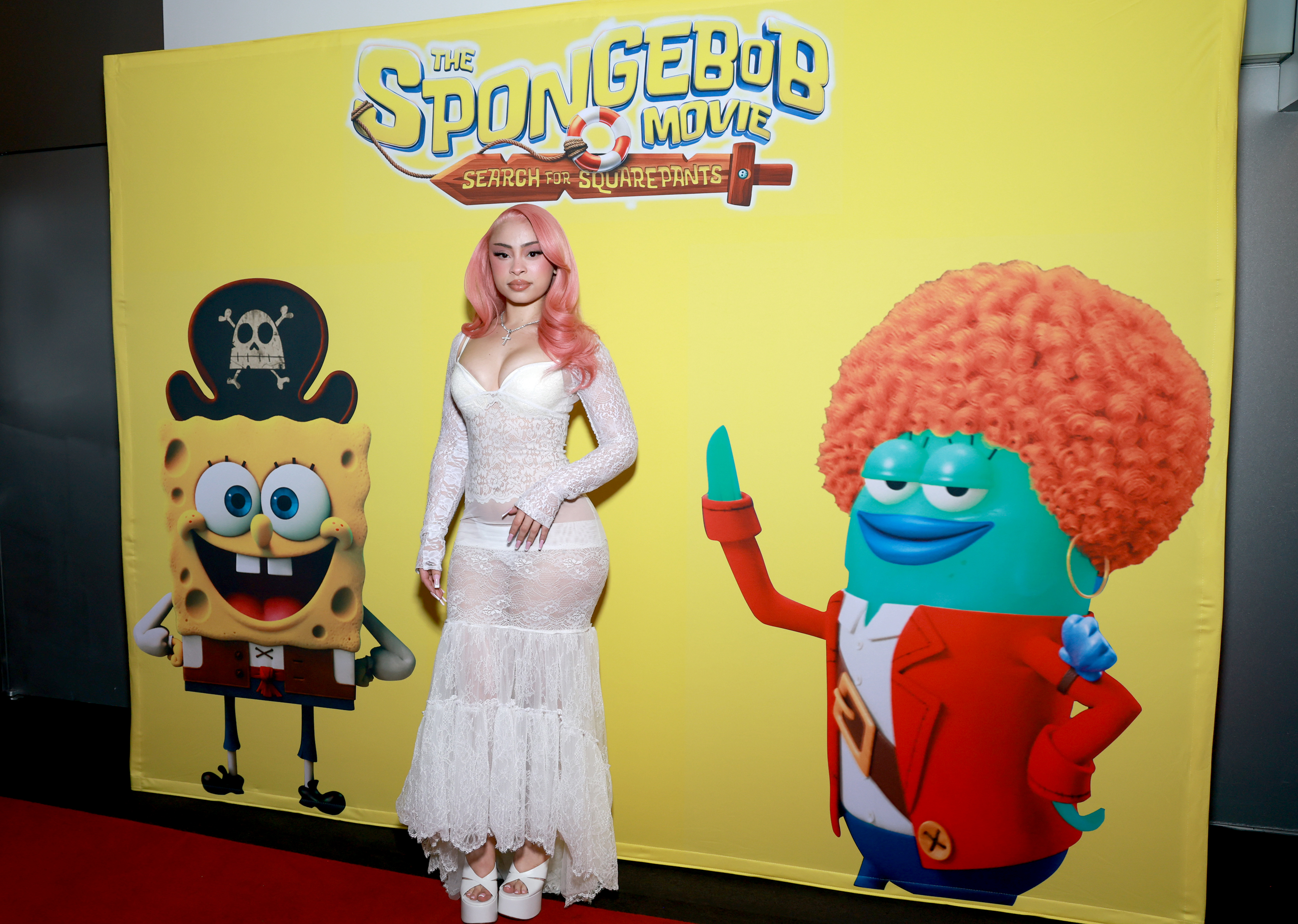 Ice Spice attends "The SpongeBob Movie: Search for SquarePants" New York Special Screening