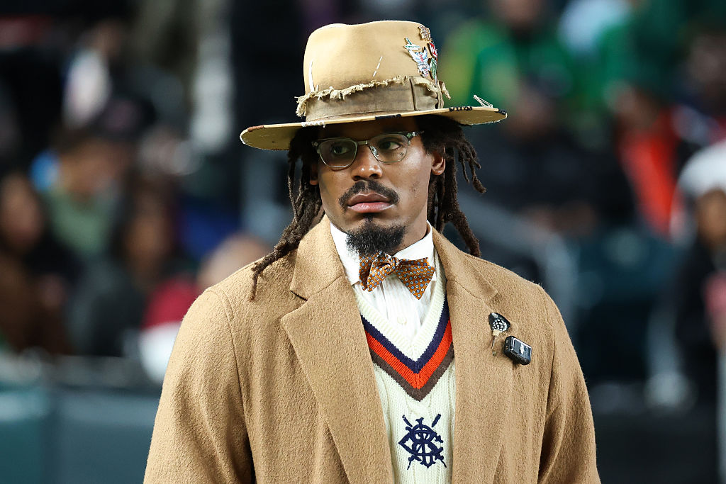 Cam Newton attends Norfolk State v Delaware State