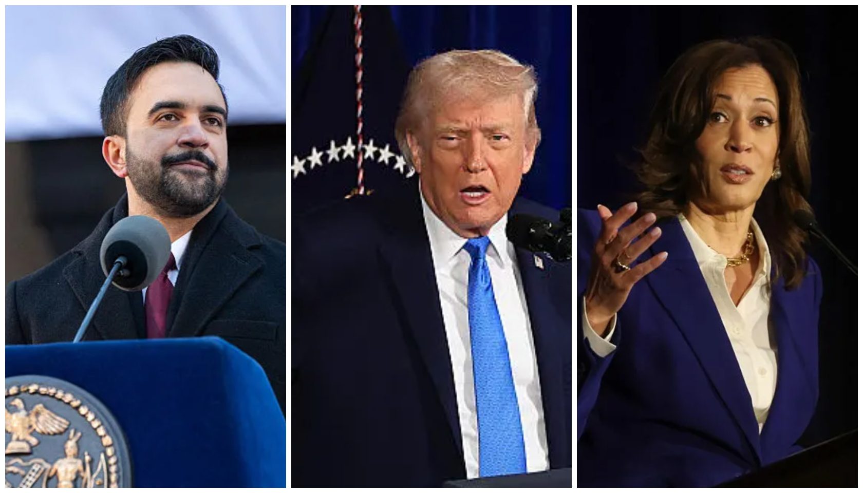 Zohran Mamdani x Donald Trump x Kamala Harris